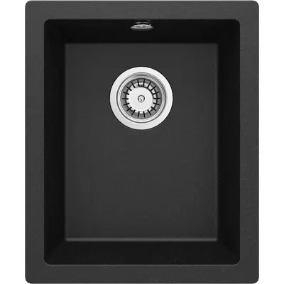 Chiuveta bucatarie compozit sub blat grafit metalic 38 cm Deante Corda