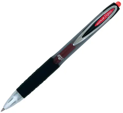 Roller automat cu gel - Uniball Signo 207 Micro – Rosu, 0.5 mm