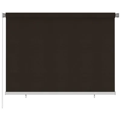 vidaXL Jaluzea tip rulou de exterior, 205 (l) x 140 (î) cm, maro, HDPE