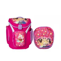 Ghiozdan scoala Explorer + sac sport, 43x28.5x19.5 cm, LEGO Core Line, roz Friends Cupcake