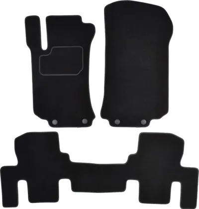 Covorase auto (set, velur, 3 bucati, culoare negru, 5 locuri) MERCEDES R (W251, V251) intre 2005-2014