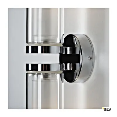 WL 106 cil perete, E14, max 2x40W, IP44, crom, sticla dubla