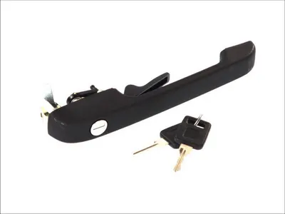 Maner usa Fata Stanga potrivit SEAT IBIZA I 0.9-1.7D 1984-1993 - (cu cheie, extern, cu incuietoare, negru)