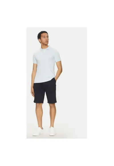 Tricou Polo barbati M5510R-T3236 - Bumbac - 3XL INTL - Albastru deschis