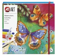 Set de colorat cu acuarele AS Company – Fluturi