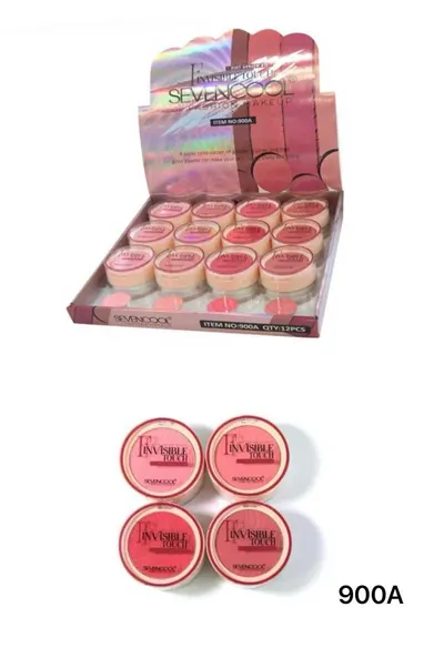 Fard Engros de Obraz și Iluminator SEVENCOOL Invisible Touch Blusher & High Gloss, 900A