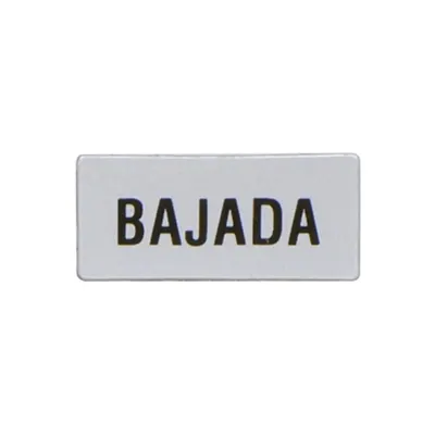 Eticheta cu text pentru LPX AU100 LEGEND HOLDER, BAJADA