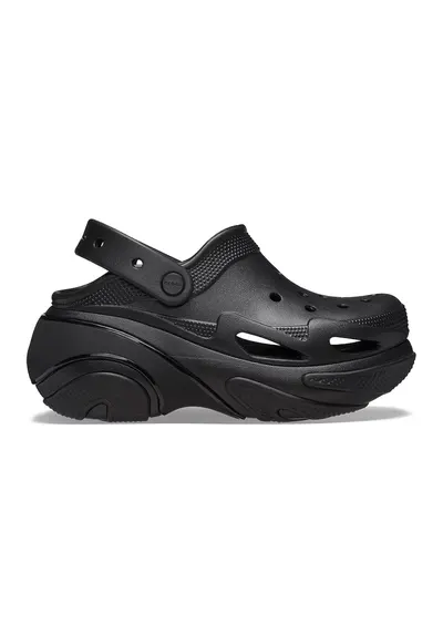 Saboti slingback cu talpa demi-wedge - Negru stins