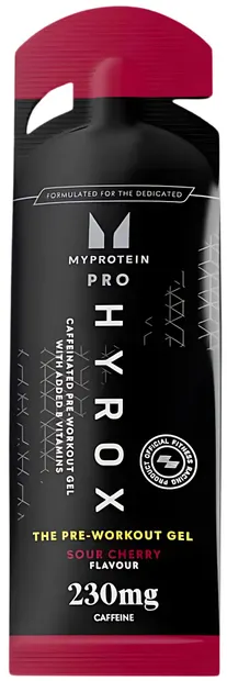 Hyrox The Pre-Workout Gel, cireașă, 50 g, Myprotein