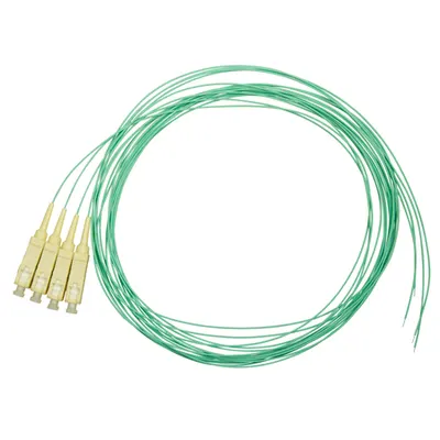 Pigtail SC, 50/125µm OM3, 2m, Easy Strip,Aqua,4buc