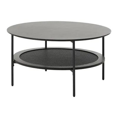 Măsuță de cafea neagră rotundă ø 80 cm Pensacola – Unique Furniture