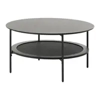 Măsuță de cafea neagră rotundă ø 80 cm Pensacola – Unique Furniture