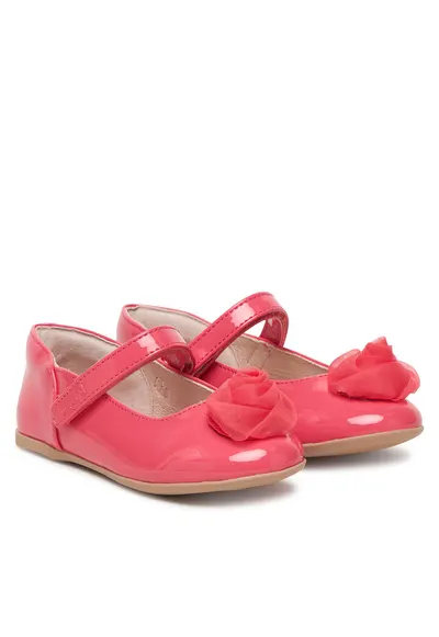 Pantofi copii - velcro - rosu - piele ecologica