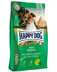 HAPPY DOG Sensible Mini India 4kg mazăre, orez și turmeric