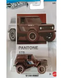 Masina metalica, Hot Wheels, Silver Series, Pantone 175, 67 Ford Bronco, JKY65