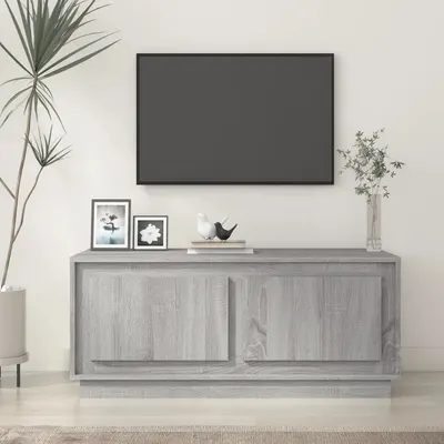 vidaXL Măsuță de cafea, gri sonoma, 102x50x44 cm, lemn prelucrat