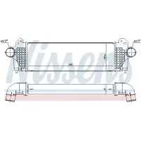 Intercooler, compresor NISSENS 96245