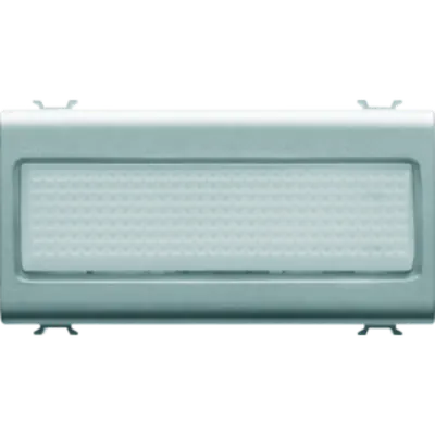Stair Riser Lamp - 12v Ac/dc / 230v Ac 50/60 Hz - Opal - 4 Modules - Titanium - Chorus