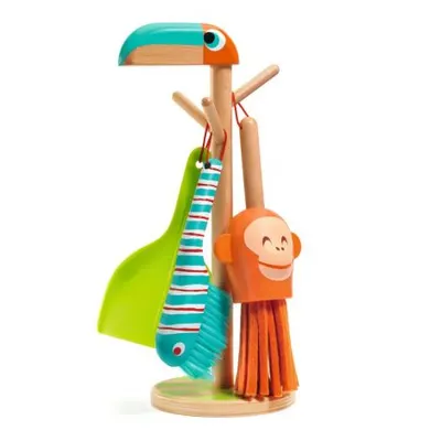 Set educativ pentru curatenie, 4 piese, Mister Clean, Djeco 06648