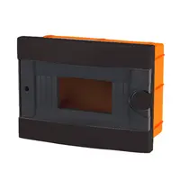 Plastic Box For Flush Mnt. 9 Way, Negru