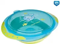 Castron cu capac Canpol Babies albastru Engros 56/298