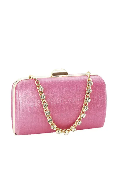Geanta clutch BJH-22703 Roz 12926 - Roz
