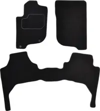 Covorase auto (set, velur, 3 bucati, culoare negru, 4 usi) MITSUBISHI L 200 TRITON intre 2005-2015