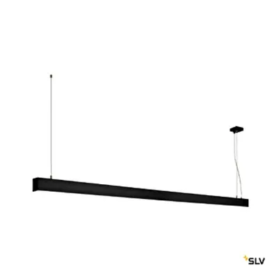 GLENOS pendant, mat negru, 2m , 103W, 4000K
