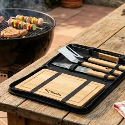 Set pentru Gratar Personalizat Grill Chef , Cadoul ideal pentru pasionatii de barbecue