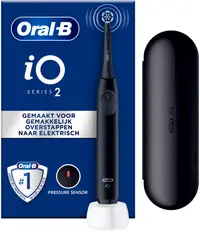 Periuță de dinți electrică Oral-B - iO S2 6/8/6, 1 duză, neagră
