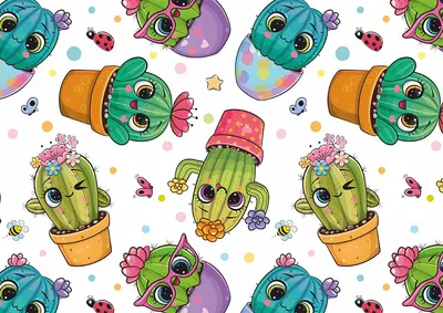 Bloc de desenat №4 Rainbow - Cactusi, 190 g, 10 coli