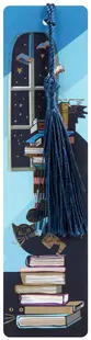 Semn de carte cu ciucure Simetro Between the pages - I have always imagined that Paradise will be a kind of library