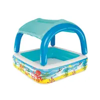 Piscina gonflabila cu acoperis, Bestway, model ocean, 140 x 140 x 114 cm