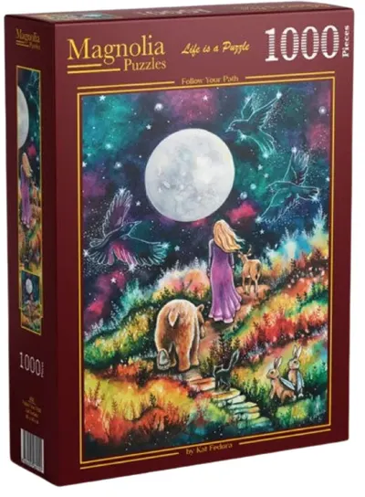 Puzzle Magnolia din 1000 piese - Urmează-ți calea