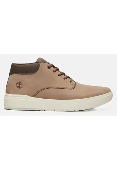 Seneca Bay Mid Lace Up Sneakers Barbati - Bej