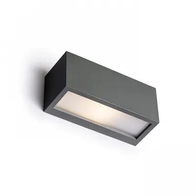 DURANT UP - DOWN Corp de iluminat aplica gri argintiu 230V E27 18W IP54