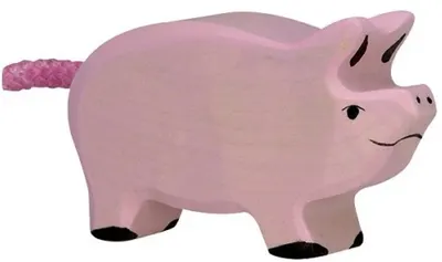 Figurină din lemn Holztiger - Piglet