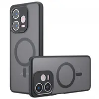Husa MagSafe pentru Oppo A5 Pro 4G / A5 Pro, Techsuit, PureFrost, Neagra Satinata