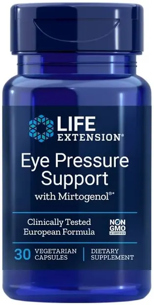 Eye Pressure Support with Mirtogenol, 30 vege capsule, Life Extension
