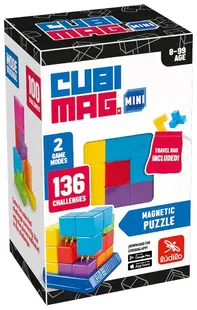 Puzzle magnetic Cubimag Blue Rocket – Cu 136 de provocări