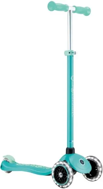 Trotinetă Globber - Primo Plus Glow Lights, verde