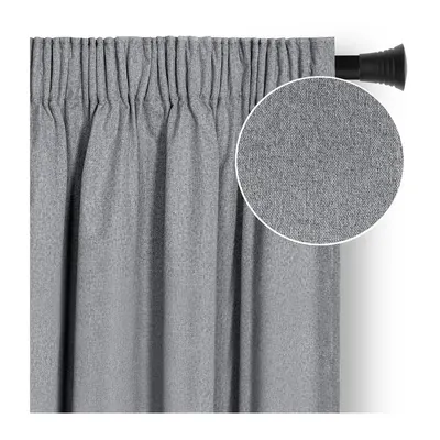 Draperie gri blackout 140x250 cm Corita – Restilo