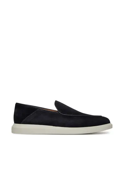 Pantofi barbatesti - piele naturala - bleumarin