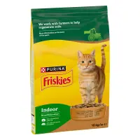 FRISKIES Cat, Adult, Pisica Indoor, Pui si Legume, 10 kg