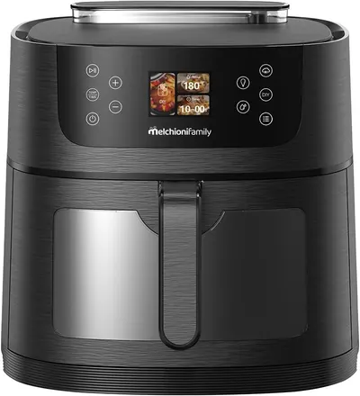 Friteuză cu aer cald Melchioni - DORA AI, 1800W, 8 l, negru