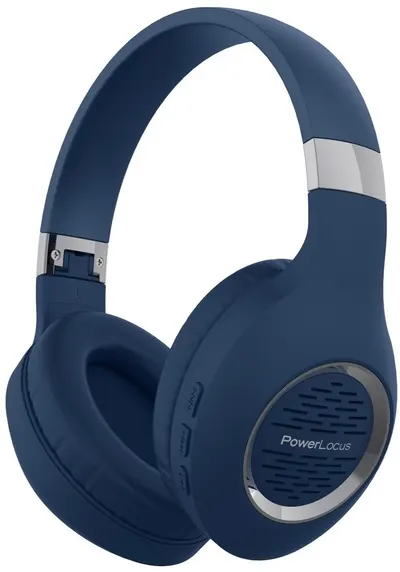 Căști wireless PowerLocus - P4 Plus, albastru