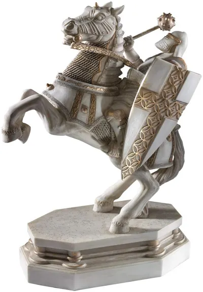 Suport de carte The Noble Collection Movies: Harry Potter - Wizard Chess White Knight