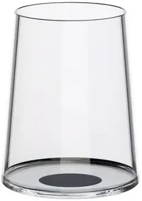 Pahare pentru vin alb Trebonn - SplitGlass, 2 bucăți , 280 ml, negru
