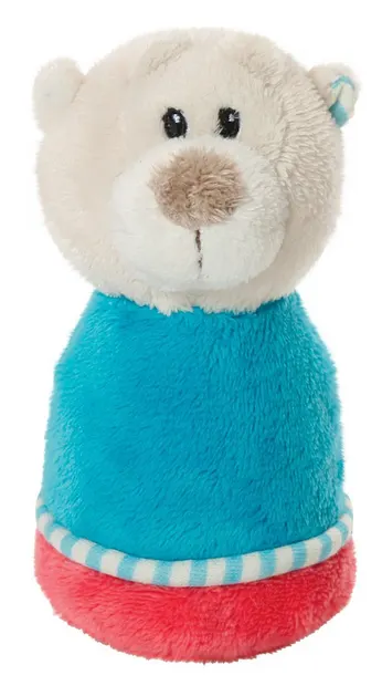 Zornaitoare de plus pentru bebelusi My First Nici - Ursulet, 10 cm