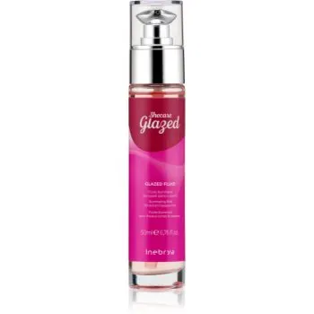 Inebrya Shecare Glazed Fluid ser cu efect iluminator pentru un par stralucitor si catifelat